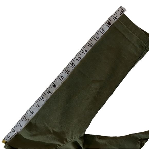 City Streets Olive Green Modern Lightweight Buttoned Utility Jacket Trendy Coat - Picture 9 of 10